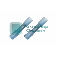 Соединительная гильза изолированная термоусаживаемая Rexant L-37 мм 1.5-2.5 мм² (ГСИ-т 2.5/ГСИ-т 1,5-2,5) синяя