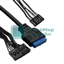 Компьютерный корпус Miditower ExeGate CP-606U-AB600 (ATX, AB600 с вент. 8см, 1хUSB/1хUSB 3.0, аудио)