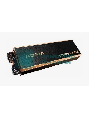 Накопитель SSD ADATA LEGEND 960 MAX, 1Tb, PCIe 4.0 x4, M.2 2280, NVMe, R/W 7400/6000, с радиатором