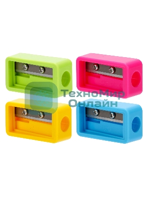 Точилка для карандашей ручная Deli EH556, 1 отверстие, пластик, ассорти