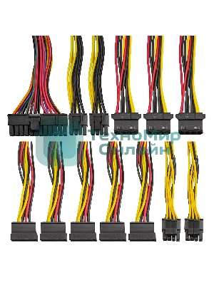 Блок питания 800W ExeGate 800NPXE (ATX, PPFC, SC, 12cm fan, 24pin, (4+4)pin, 2xPCI-E, 5xSATA, 3xIDE, черный, кабель 220V 1,8м с защитой от выдергивания)