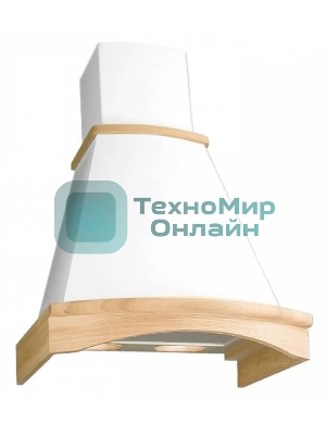 Вытяжка каминная Elikor Ротонда 60П-650-П3Л бежевый/дуб, 60 см, 650 куб. м/ч, 60 дБ