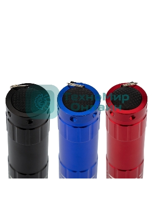 Фонарь Rexant универсальный повседневный СОВ 1.5 Вт, заливающий свет, алюминий, 3 х ААА