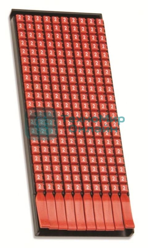 Маркер для кабеля ДКС MKF3S2 1.5-2.5мм символ 