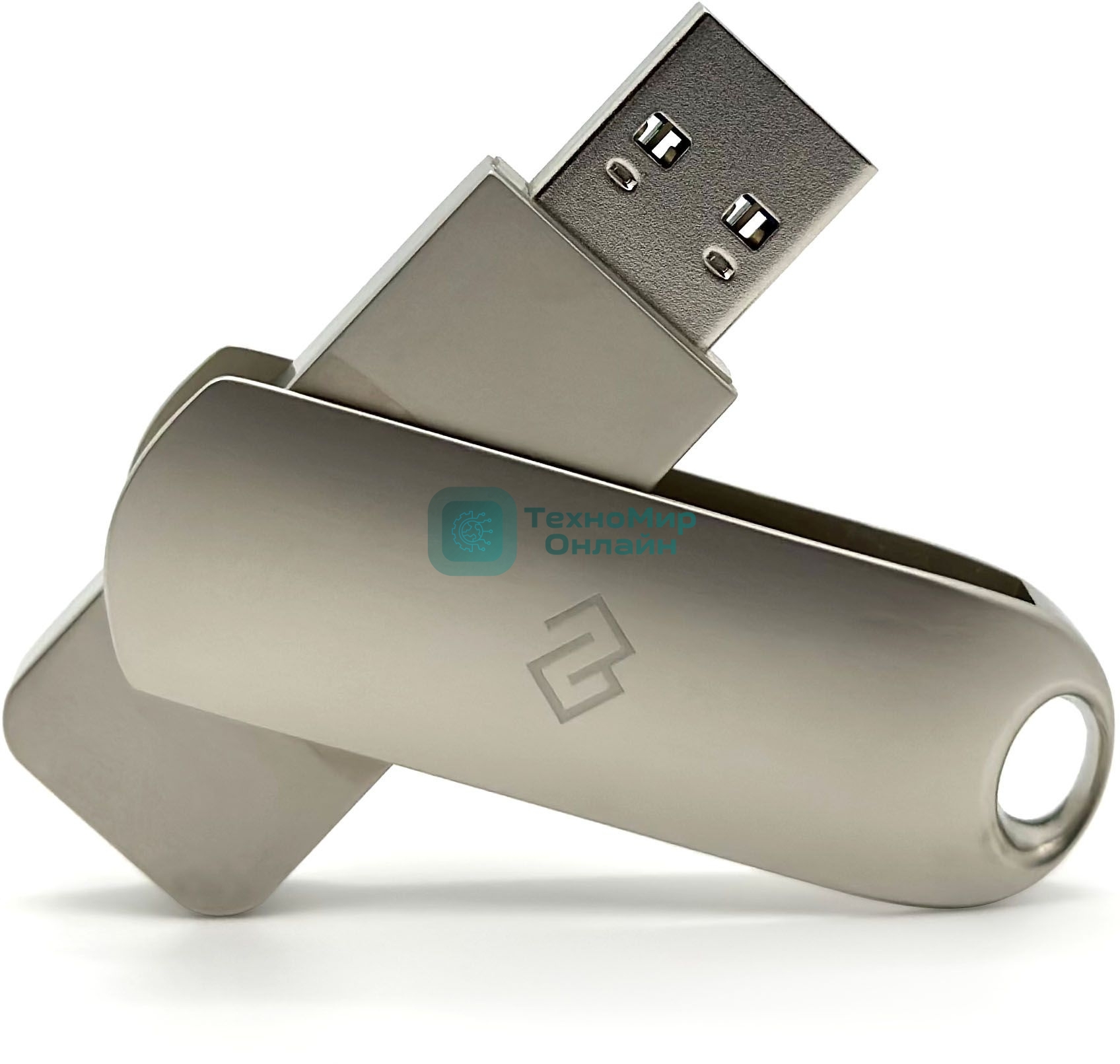 Флешка USB Digma DRIVE3 (DGFUM256A30SR), 256Gb, USB 3.0, R/W 120/50, серебристый