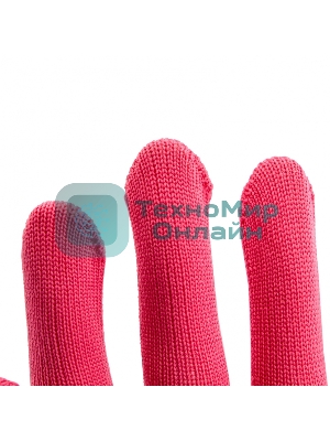 Перчатки из синтетической нити, ПВХ точка, 13 класс, 