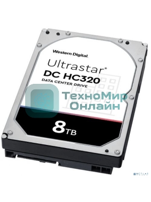 Жесткий диск для сервера WD/HGST Ultrastar 7K8 (3.5’’, 8Tb, 256MB, 7200 RPM, SAS 12Gb/s, 512E SE), SKU: 0B36400