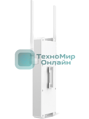 Двухдиапазонная точка доступа TP-Link EAP625-Outdoor HD, для улицы и помещений с поддержкой Wi-Fi 6 AX1800, 1 гиг. порт RJ45, 802.3af/at, Passive PoE (48 В, 0,5 А), IP67, 2 внешние антенны