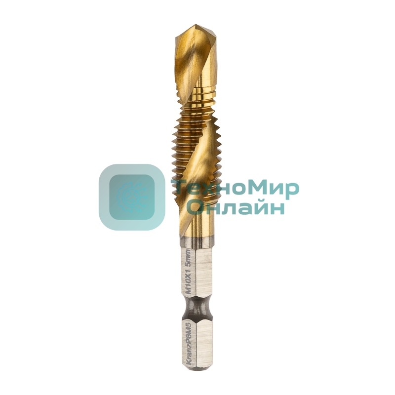 Сверло-метчик М10, Р6М5 ТИТАН KRANZ