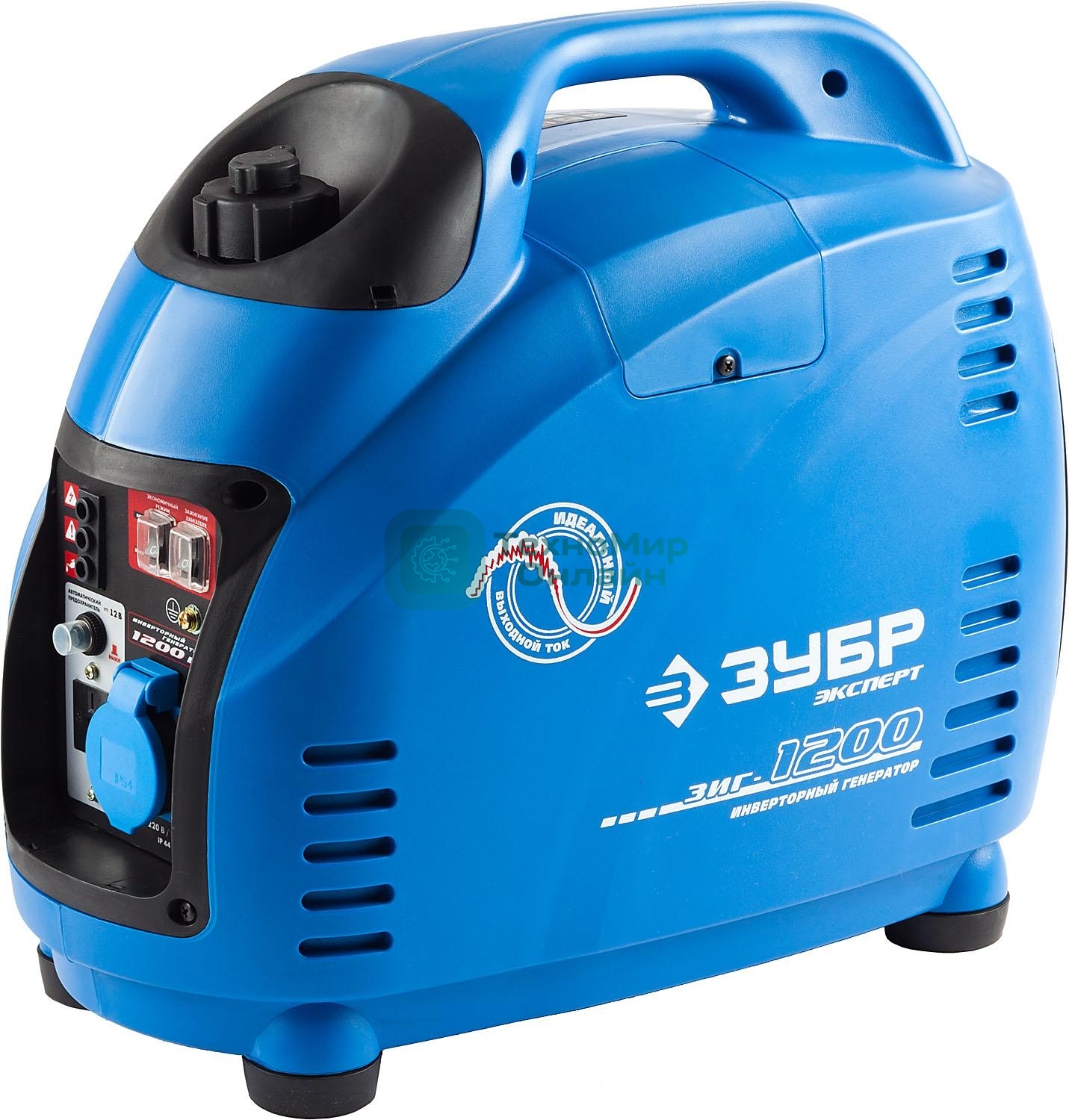 Электрогенератор бензиновый инверторный Зубр ЗИГ-1200, 1.2 кВт, 94 дБ, 18.8 кг