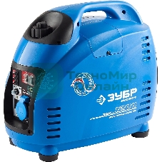 Электрогенератор бензиновый инверторный Зубр ЗИГ-1200, 1.2 кВт, 94 дБ, 18.8 кг
