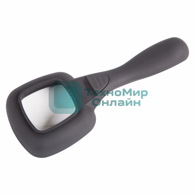 Лупа Rexant ручная квадратная 4х с подсведкой LED 6шт