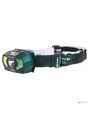 Фонарь светодиодный ЭРА налобный Gb-608 на батарейках 3xAAA 5Вт 7 реж. черный