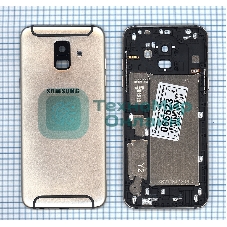 Задняя крышка для Samsung Galaxy A6 (2018) SM-A600F золотой