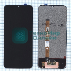 Дисплей для Vivo Y35 4G (V2205) в сборе с тачскрином черный