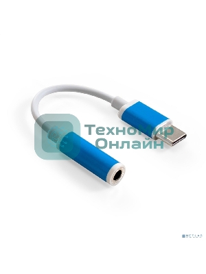 Кабель-адаптер для подключения наушников к устройствам с USB Type-C ExeGate <EX-CCA-UC3.5F-01> (USB Type-C/Jack3.5F (headset), для подключения стандартных наушников, колонок 3.5 мм к телефону, планшету и др.устройствам с аудиоразъемом Type-C)