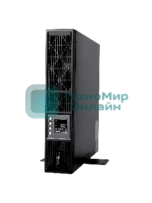 Источник бесперебойного питания Сайбер Электро РСК-ЭКСПЕРТ-2000С-М Онлайн, Стойка/Напольный 2000ВА/1800Вт. USB/RS-232/SNMP Slot/EPO (8 IEC С13) (12В/9Ач. х 4) 2U (Изготовлено в РФ)