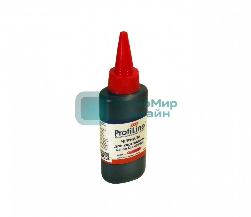 Чернила ProfiLine PL-CLI-426/526 для принтеров Canon iP4820/iP4840/iP4850/iP4870/MG6120/MG6140/MG6150/MG6170/MG8120/MG8140/MG8150/MG8170 Magenta водн 100 мл