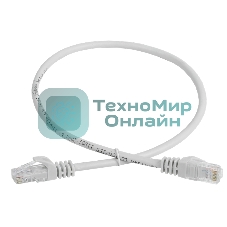 Патч-корд cat.5е UTP 2м сер. GENERICA ITK PC01-C5EU-2M-G