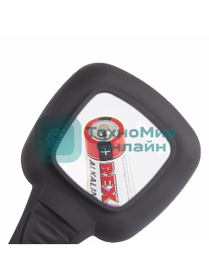 Лупа Rexant ручная квадратная 4х с подсведкой LED 6шт