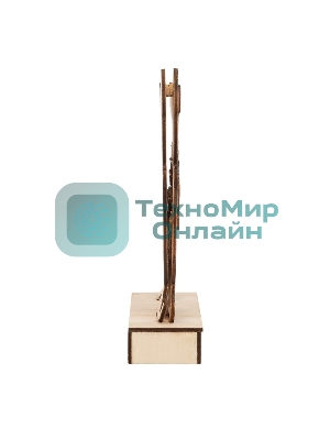 Деревянная фигурка Neon-night с подсветкой 