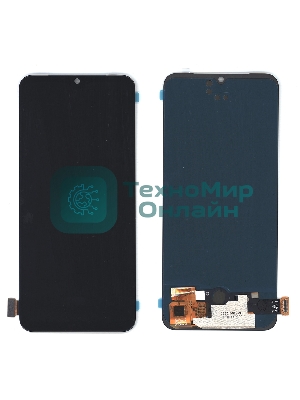 Дисплей для Vivo V20 (V2025), V21e (V2061), V23e (V2116) в сборе с тачскрином черный OLED