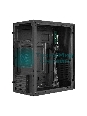 Компьютерный корпус Minitower ExeGate BAA-308MU2 (mATX, без БП, 1хUSB+2хUSB 3.0, HD Audio, черный)