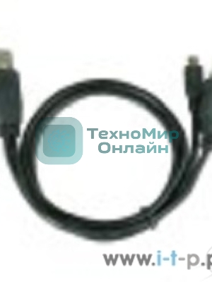 Кабель Gembird/Cablexpert USB 2.0 Pro, 2xAM/miniBM 5P, 0.9м, экран, черный