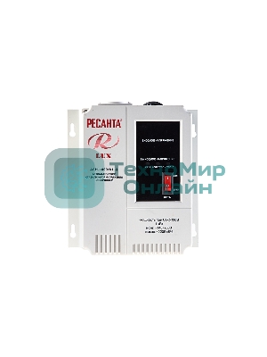 Стабилизатор напряжения Ресанта АСН-1000Н/1-Ц электронный однофазный серый