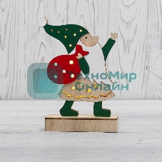 Деревянная фигурка Neon-night с подсветкой 