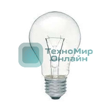 Лампа накаливания МО 60Вт E27 12В (100) Лисма 353390200