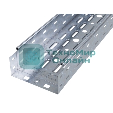 Лоток листовой перфорированный 150х80 L3000 сталь 0.7мм ДКС 35303