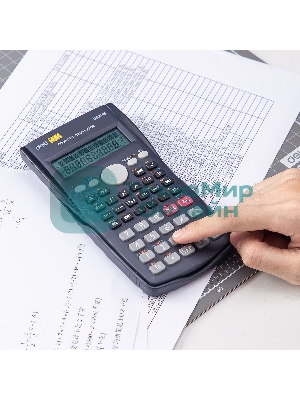 Калькулятор научный Deli ED82MS темно-синий 10+2-разр.