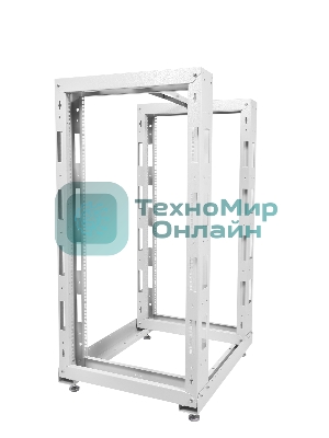 Стойка телеком. универсальная ЦМО! 42U двухрамная (СТК-42.2) (1 коробка)