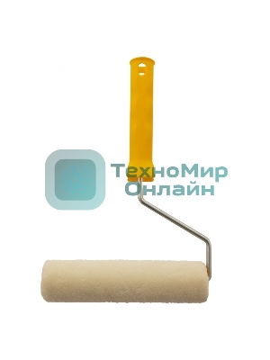 Валик Сибртех Лаки, 180 мм, ворс 5 мм, D 36 мм, D ручки 6 мм, велюр