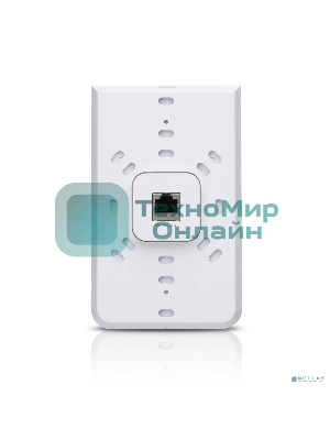 Точка доступаUbiquiti UAP-IW-HD UniFi AP In-Wall HD Точка доступа 2.4+5 ГГц, ac Wave2, 4х4 MU-MIMO, 5х 1G RJ45, 802.3at/af