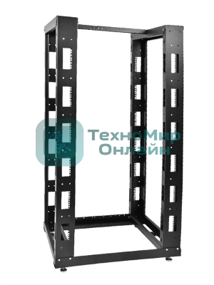 Стойка телекоммуникационная универсальная 42U двухрамная, черный
