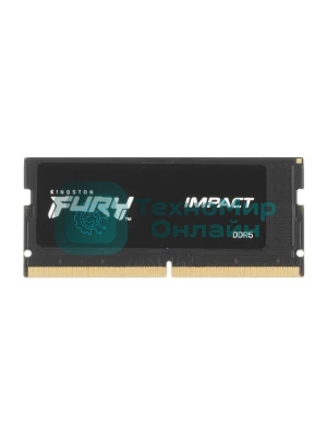 Оперативная память Kingston Fury Impact, DDR5, 16GB (1x16 GB), 5600 MHz, CL40, SO-DIMM