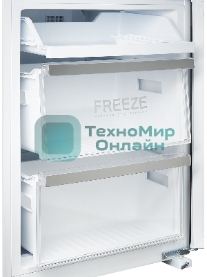 Встраиваемый холодильник Kuppersberg NBM 17863, Габариты(ВхШхГ):178.5x54x54,5; Перенавешиваемые двери, Класс энергопотребления А++ (222 кВт/ч), No-frost, 182л/59л, Уровень шума: 41 Дб