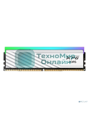 Оперативная память XPG Lancer Blade RGB, DDR5, 32Gb (2x16Gb), 6000MHz, CL34, DIMM, с радиаторами, RGB, белый