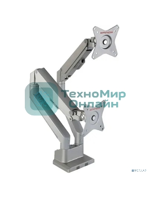 Кронштейн Arm media LCD-T36 серебристый, 4 шт/уп. Кр. алюм. настол. для 2-х мон. 15