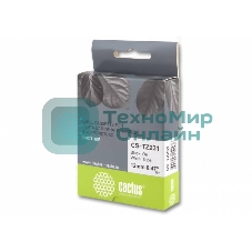 Картридж ленточный Cactus CS-TZ231 12 мм, 8 м, черный шрифт, белый фон, для BROTHER 1010/1280/1280VP/2700VP