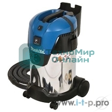 Строительный пылесос Makita VC3011L 1000Вт,3600л\м,210мбар,30л,шланг36ммх3.5м,10.5кг,кор,2нас,2 п\сб,щетка,2адапт,2труб