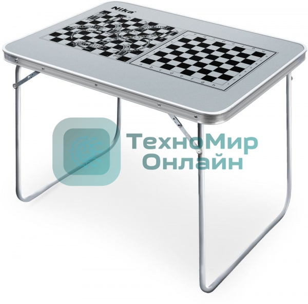 Стол НИКА ССТ-5/И складной игровой, металик