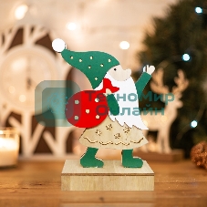 Деревянная фигурка Neon-night с подсветкой 