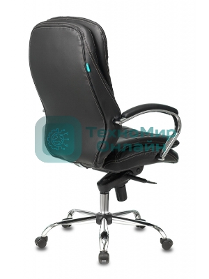 Кресло Бюрократ T-9950/BLACK черный, кожа