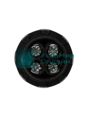 Кнопка Rexant EB22 возвратная зеленая NO+NC 230 В