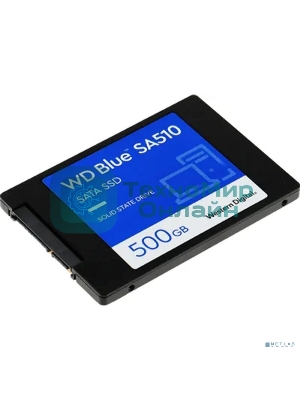 Накопитель SSD WD Blue SA510 WDS500G3B0A, 500GB, SATA III, 2.5