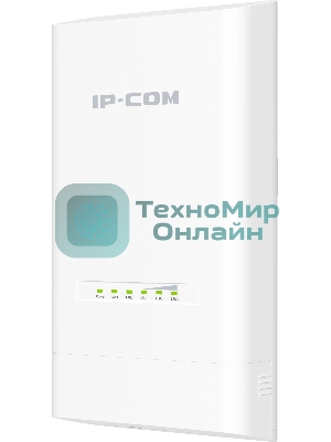 Наружная точка доступа IP-COM CPE12, 5 ГГц, до 867 Мбит/с, IP65, 1х12dbi, PoE, 2х1 Гбит/с, молниезащита 6000В
