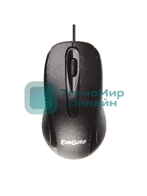 Мышь проводная ExeGate Professional Standard SH-9026 черный, 1000 dpi, USB, кнопки - 3